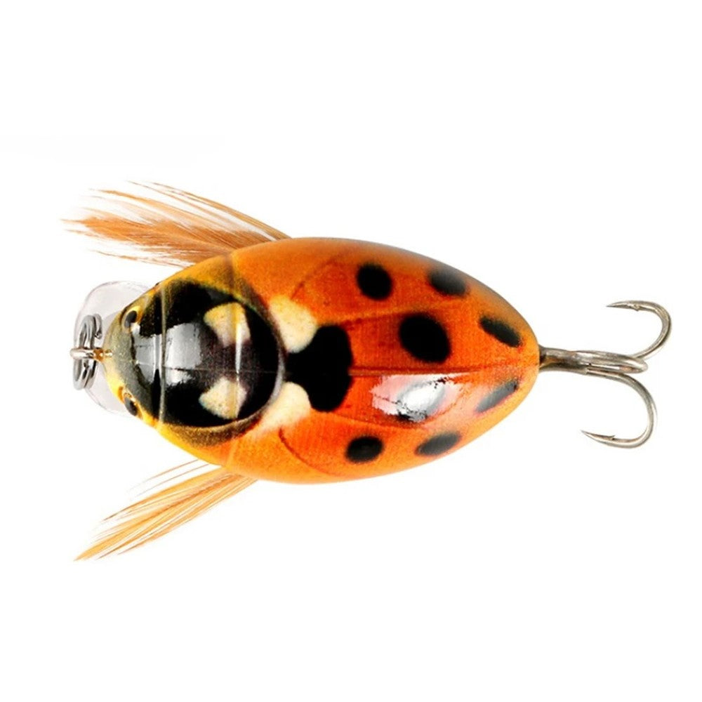 3.8cm Bionic Beetle Fishing Lure 4g Hard Bait Crankbait Fishing Tackle
