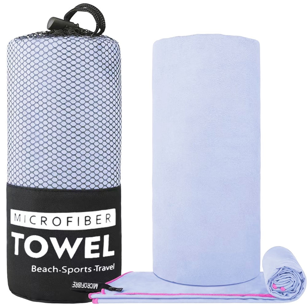 WY1003 40x60cm Double-Sided Quick-Drying Towel Microfiber Sports Fitness Yoga Beach Towel