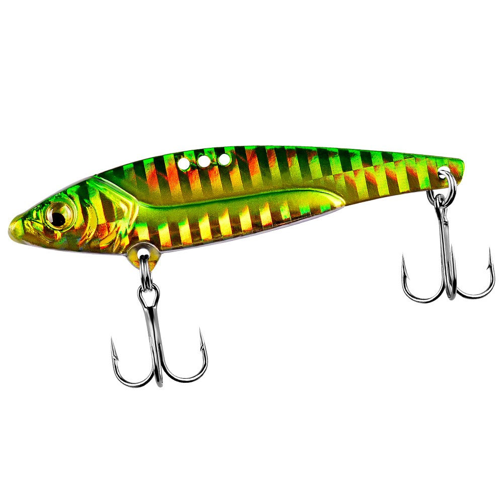 DW467 5Pcs Metal Simulation Bait Long Shot Fishing Lures with Dual Hook