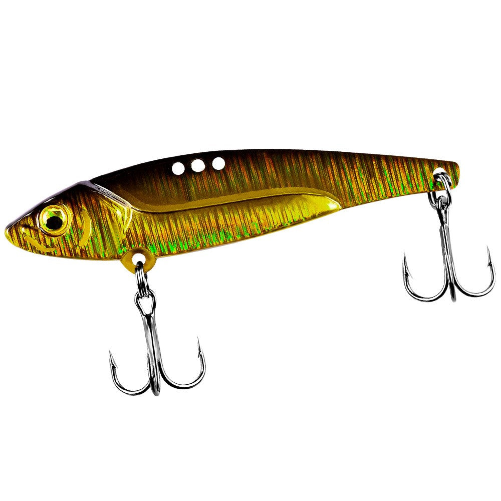 DW467 5Pcs Metal Simulation Bait Long Shot Fishing Lures with Dual Hook