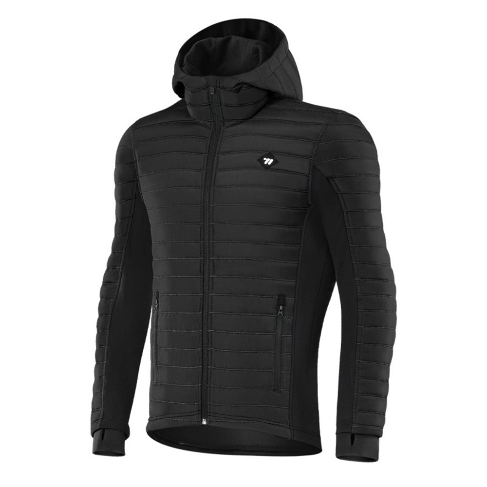 WEST BIKING YP0202335 Autumn Winter Keep Warm Windproof Cycling Coat High Collar Hood Jacket