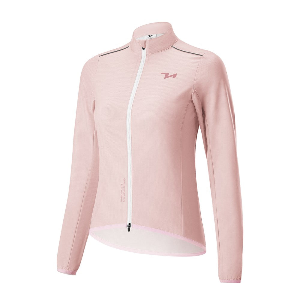 ROCKBROS TVI Series Women Cycling Sports Windbreaker Long Sleeve Breathable Windproof Jacket, Size S