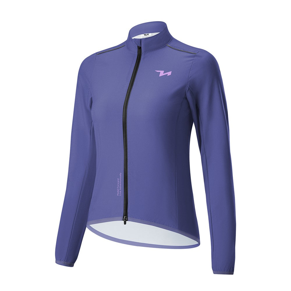 ROCKBROS TVI Series Women Cycling Sports Windbreaker Long Sleeve Breathable Windproof Jacket, Size S