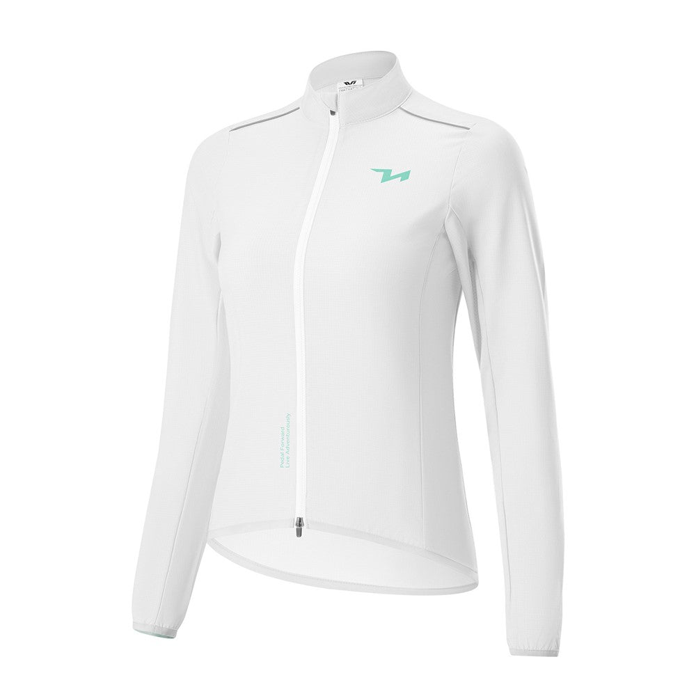 ROCKBROS TVI Series Women Cycling Sports Windbreaker Long Sleeve Breathable Windproof Jacket, Size S