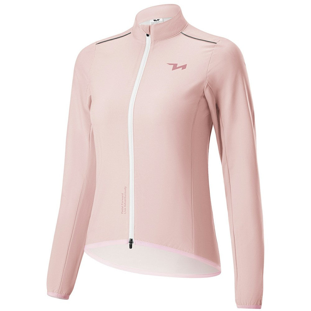 ROCKBROS TVI Series Women Cycling Sports Windbreaker Long Sleeve Breathable Windproof Jacket, Size XL