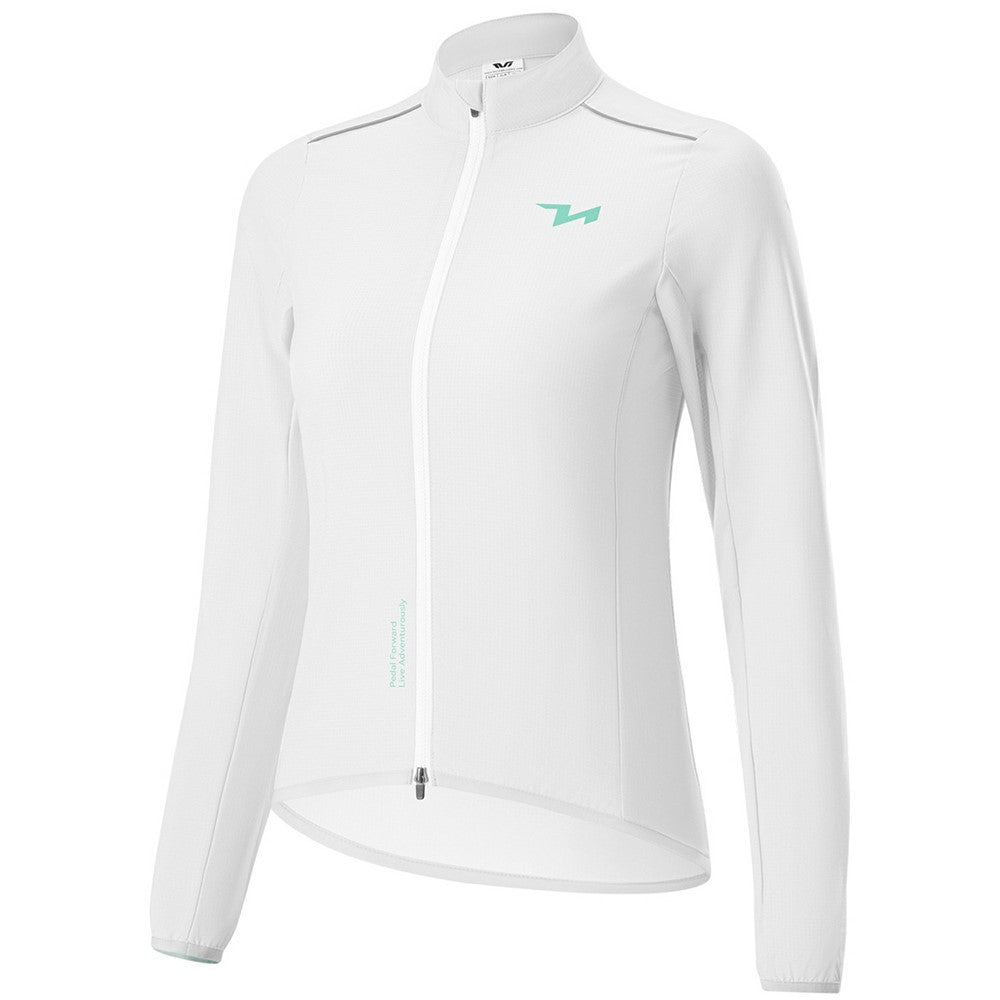 ROCKBROS TVI Series Women Cycling Sports Windbreaker Long Sleeve Breathable Windproof Jacket, Size XL