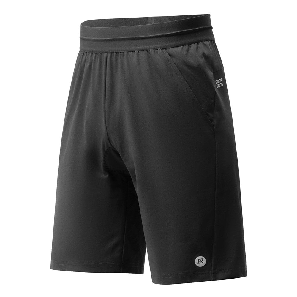 ROCKBROS RK2025-K Summer Cycling Shorts Men Padded Road Bike Casual Sports Short Pants