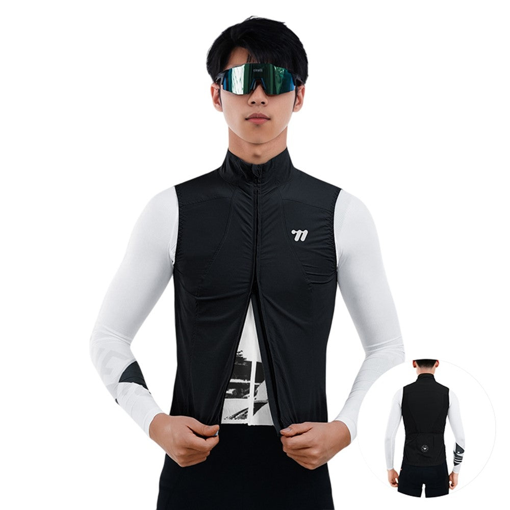 WEST BIKING YP0206179 Men Spring Summer Cycling Vest Windproof Sleeveless Jacket Road Bike Jersey