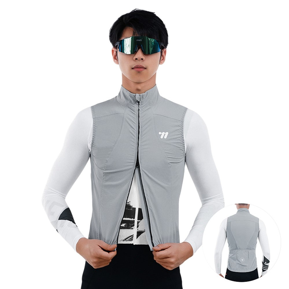 WEST BIKING YP0206179 Men Spring Summer Cycling Vest Windproof Sleeveless Jacket Road Bike Jersey