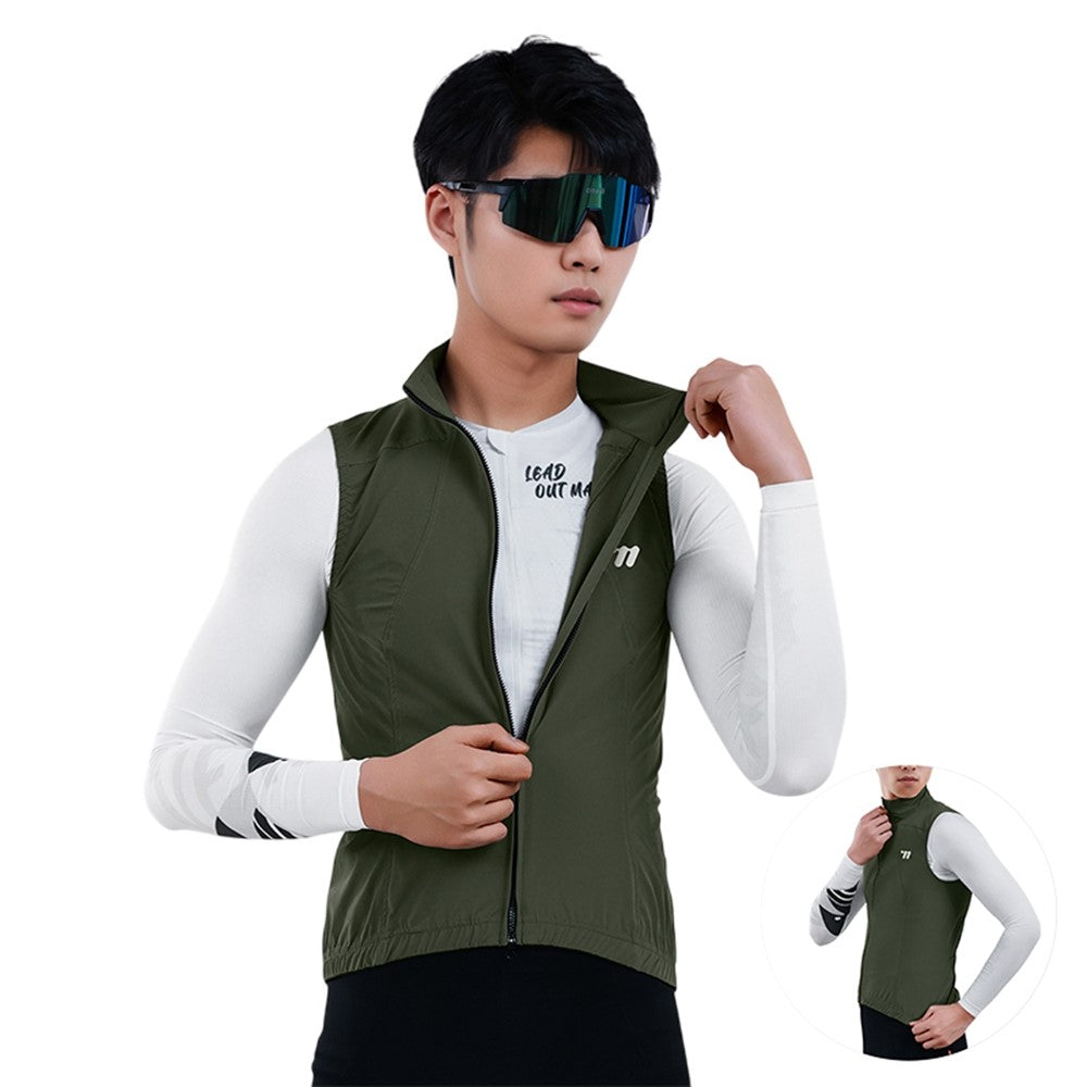 WEST BIKING YP0206179 Men Spring Summer Cycling Vest Windproof Sleeveless Jacket Road Bike Jersey