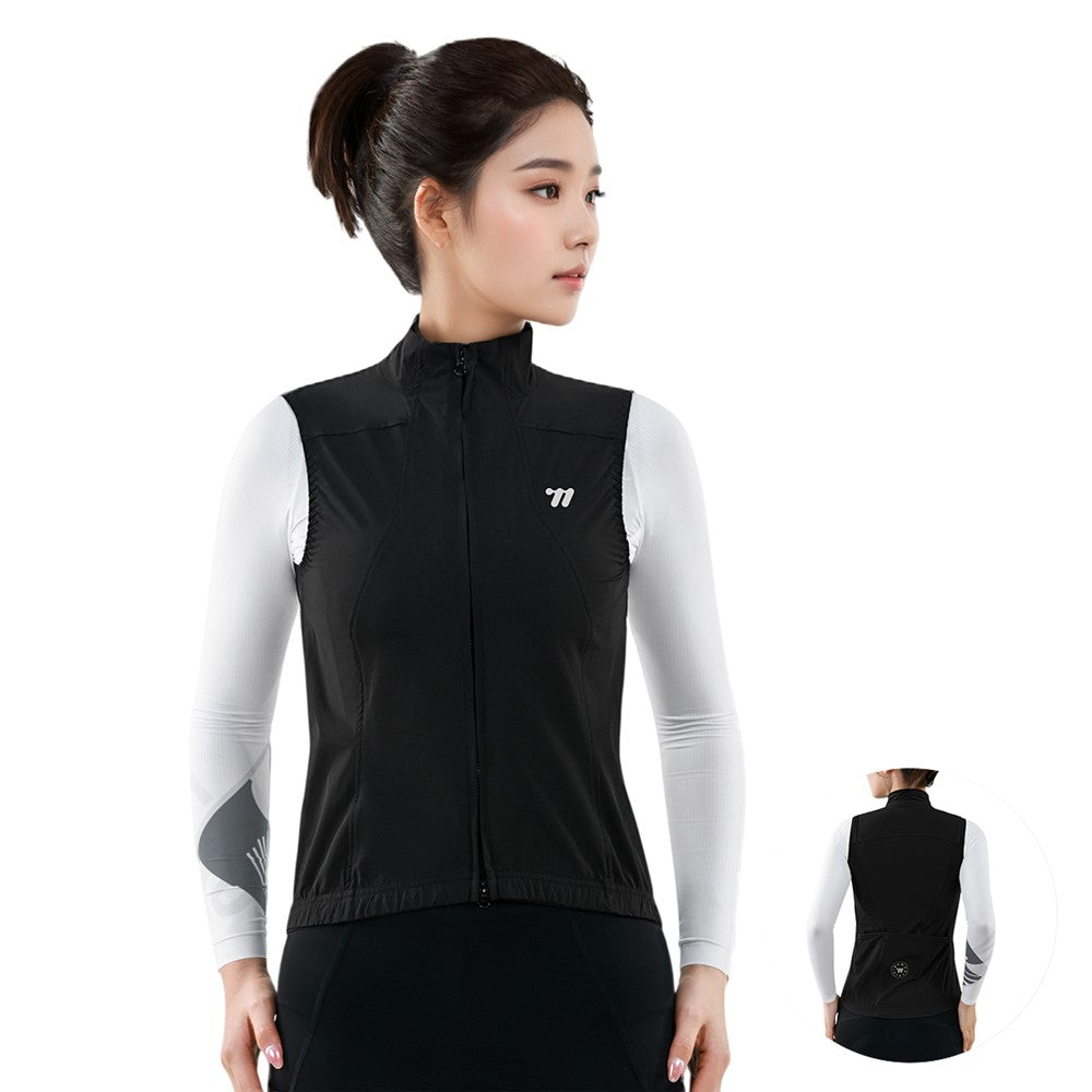 WEST BIKING YP0206179 Women Spring Summer Cycling Vest Windproof Sleeveless Jacket Road Bike Jersey