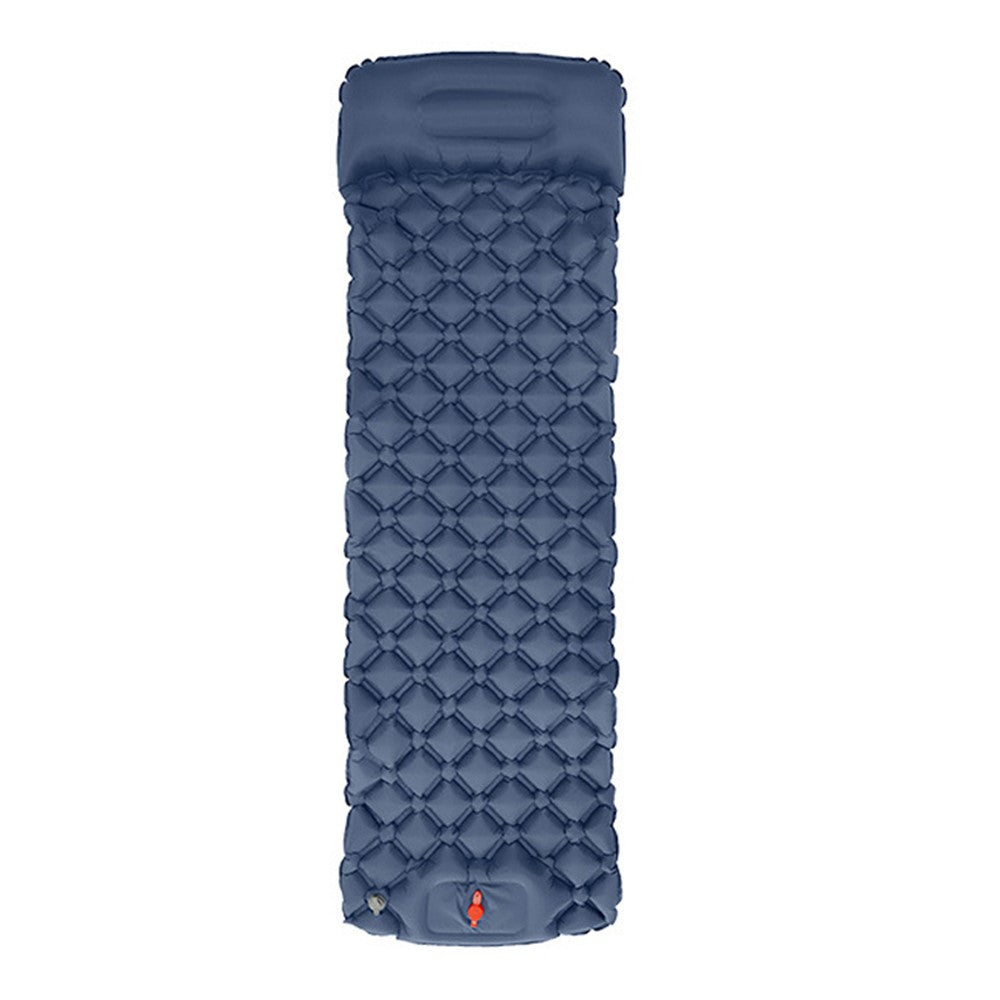 40D Nylon+TPU Moisture-proof Sleeping Mat Foot Press-type Inflation Air Mattress Camping Tent Pad