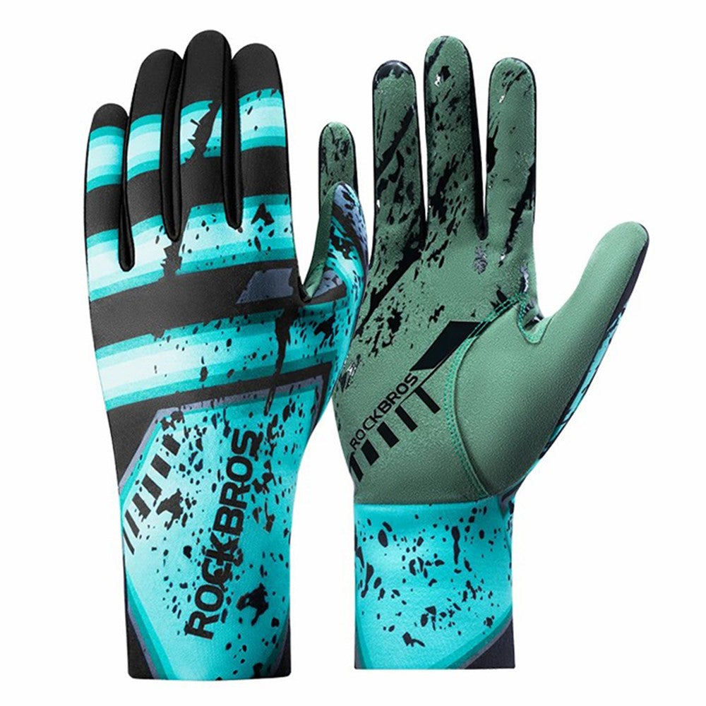 ROCKBROS S341 1 Pair Winter Bicycle Gloves Full Finger Thermal Warm Cycling Gloves