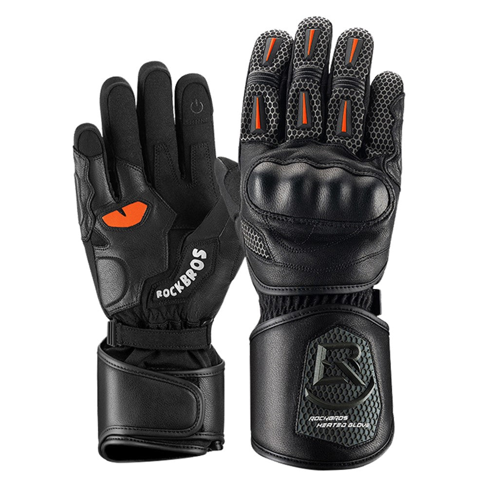 ROCKBROS Cycling Gloves Full Finger Non-slip Cycling Gloves Winter Thermal Warm Riding Gloves