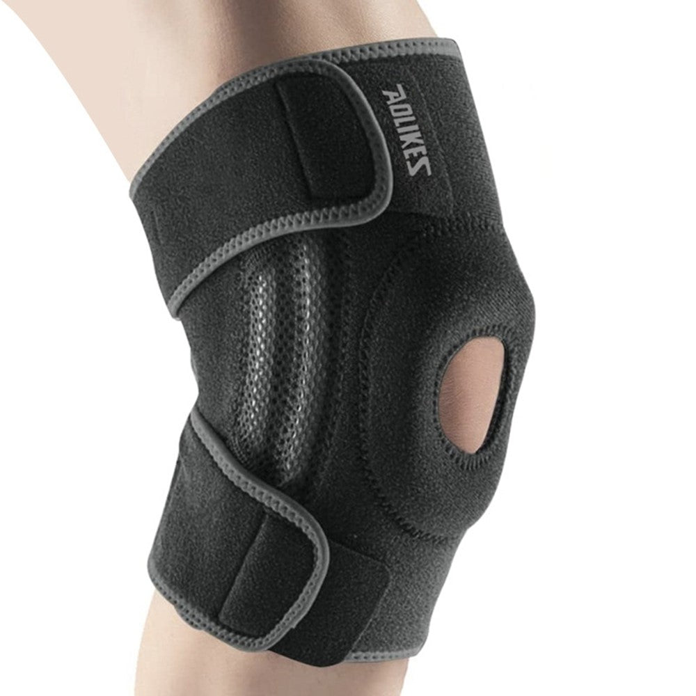AOLIKES 7613 1Pc Sports Knee Pad Running Basketball Fitness Shock Absorption Knee Guard