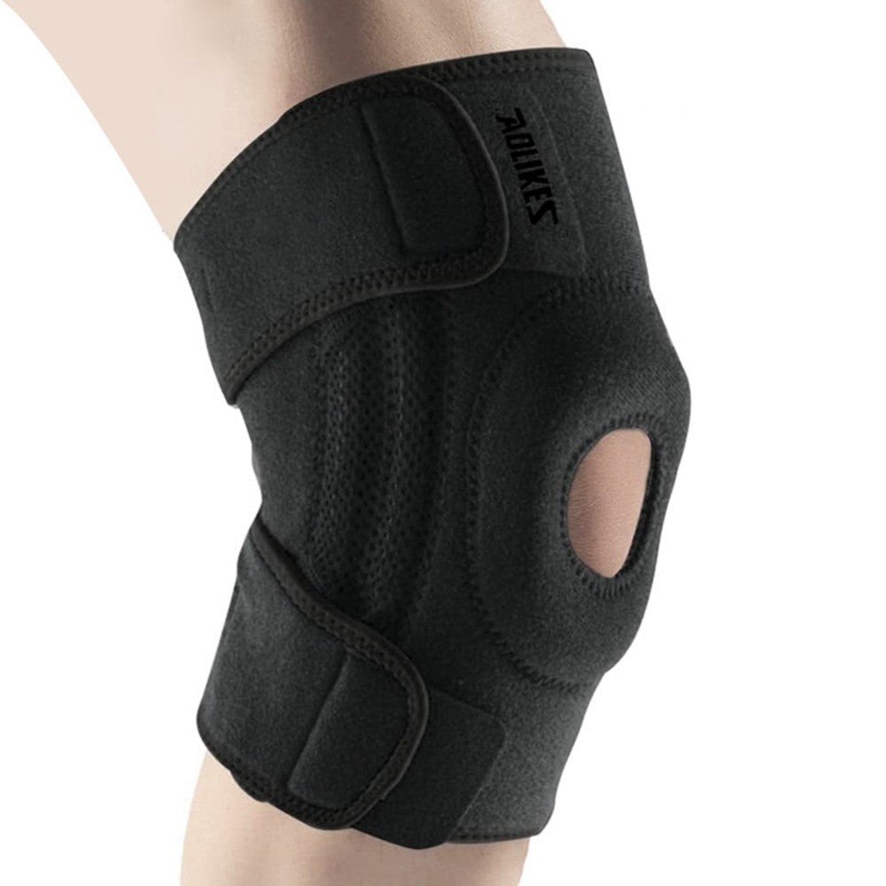 AOLIKES 7613 1Pc Sports Knee Pad Running Basketball Fitness Shock Absorption Knee Guard