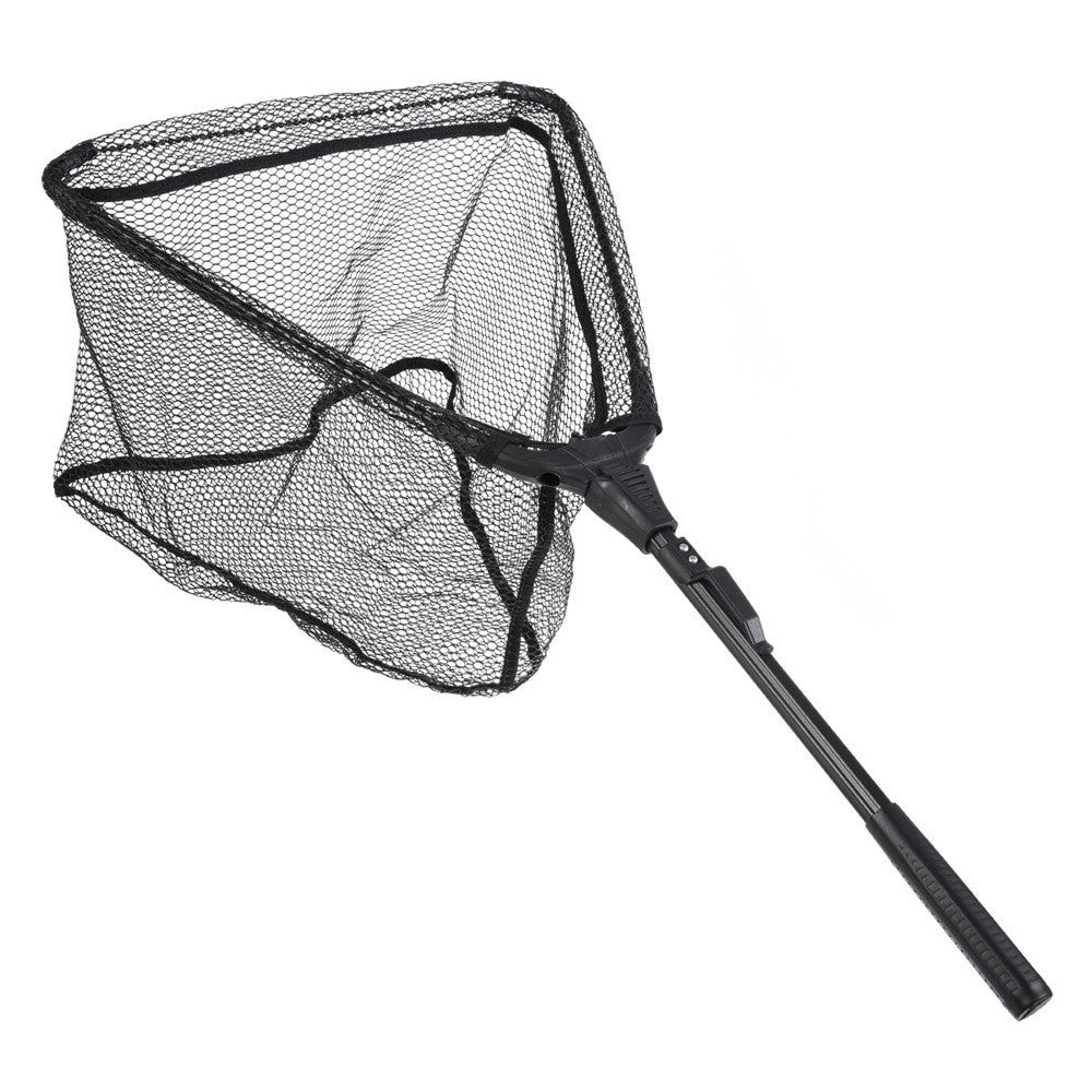 LEO 28036 40cm Portable Fish Landing Net Collapsible Triangular Nylon Fishing Net