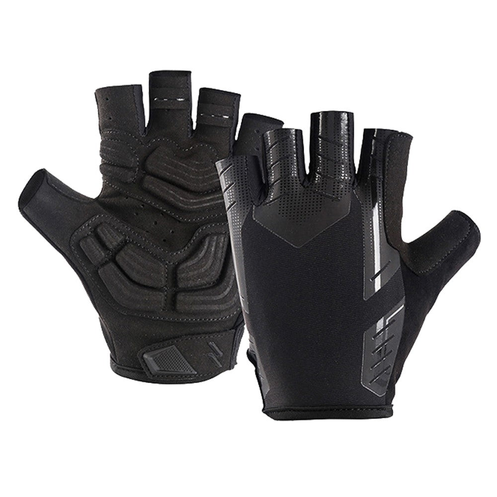 S191 1 Pair Anti-skid Cycling Gloves Unisex Breathable Half Finger Gloves