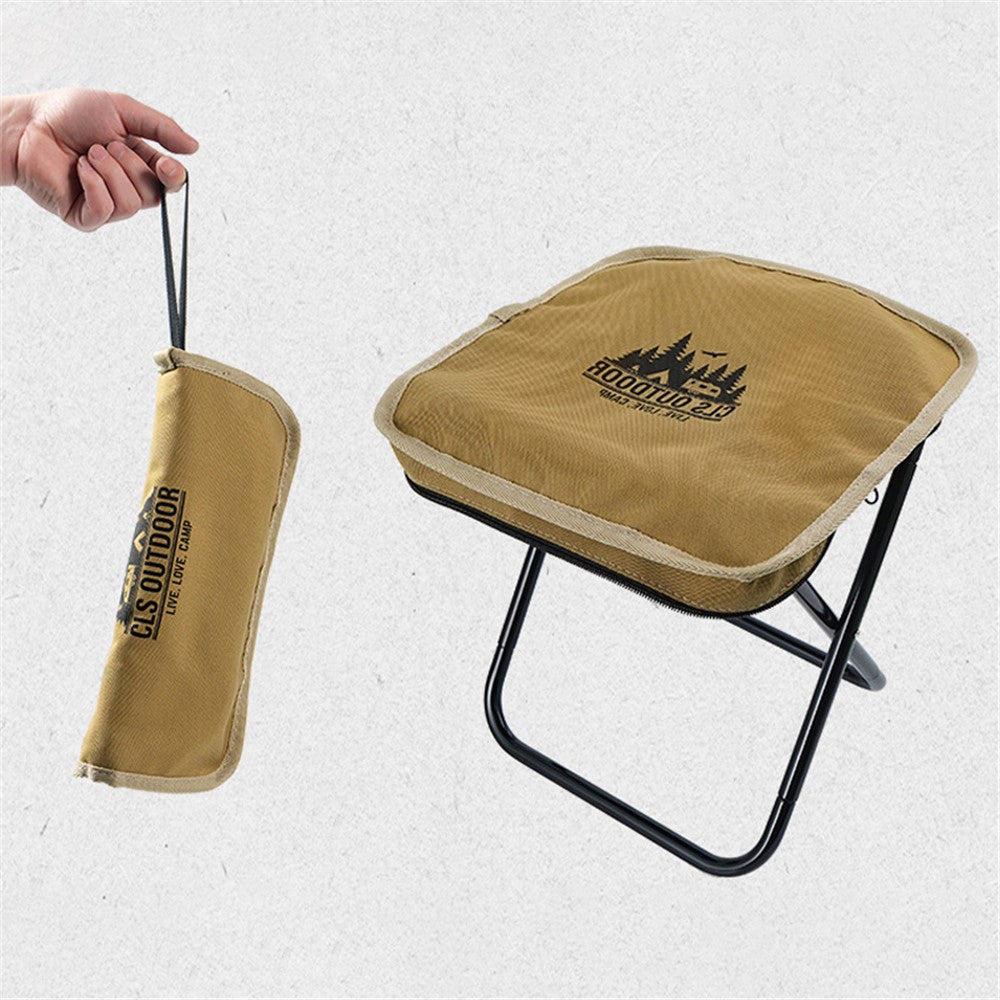 CLS Oxford Cloth+Aluminum Alloy Folding Camping Chair with Storage Bag, Size: M