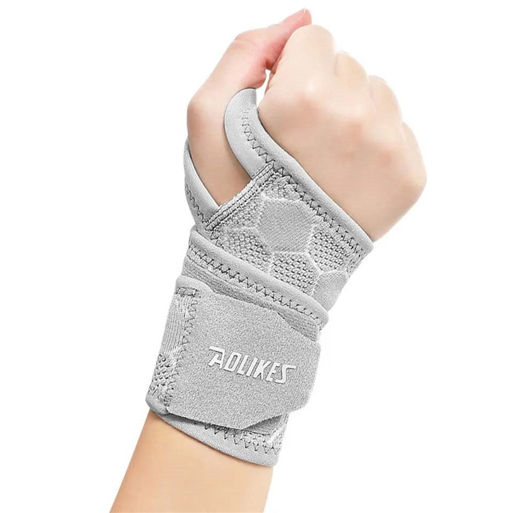 AOLIKES 8001 1Pc Sports Compression Wristband Knitted Bandage Fitness Wrap Wrist Strap