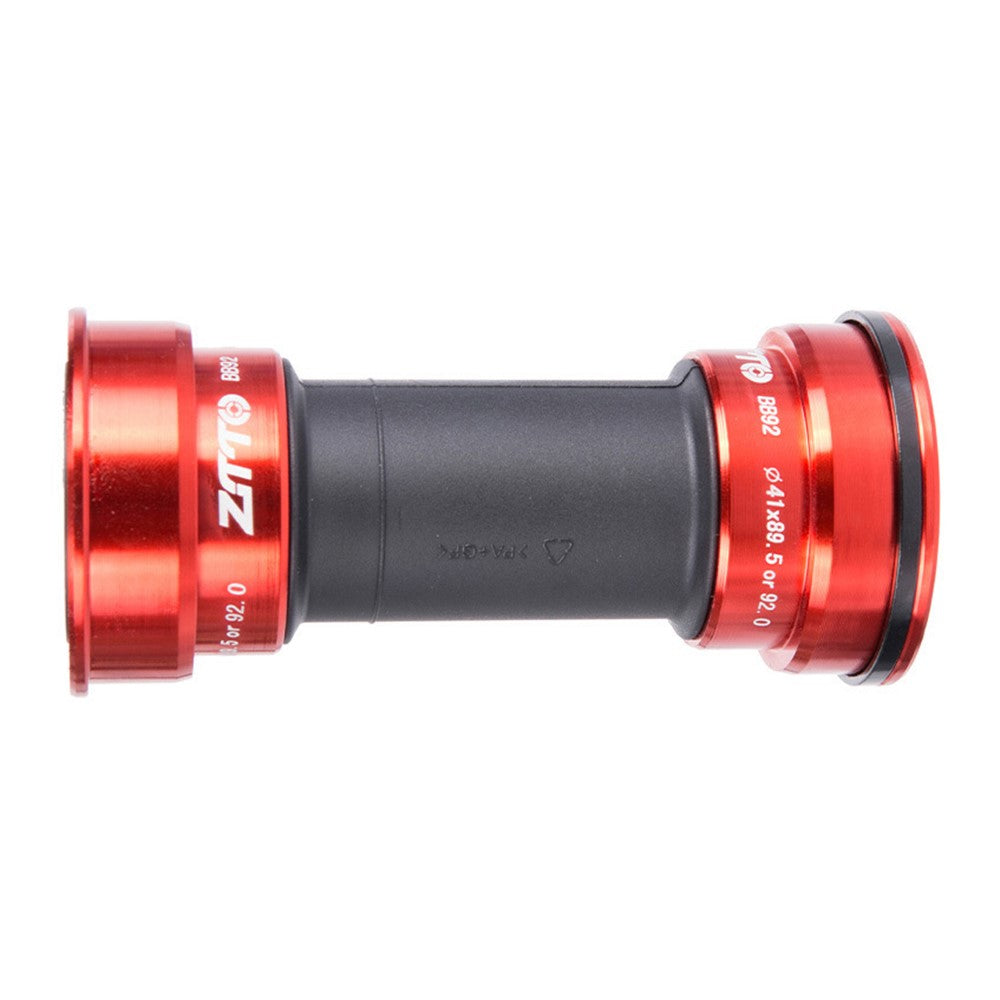 ZTTO BB92 Press-In Aluminum Alloy Bottom Bracket Bike Steel Bearing Hollow-Out Integrated BB for Cycling