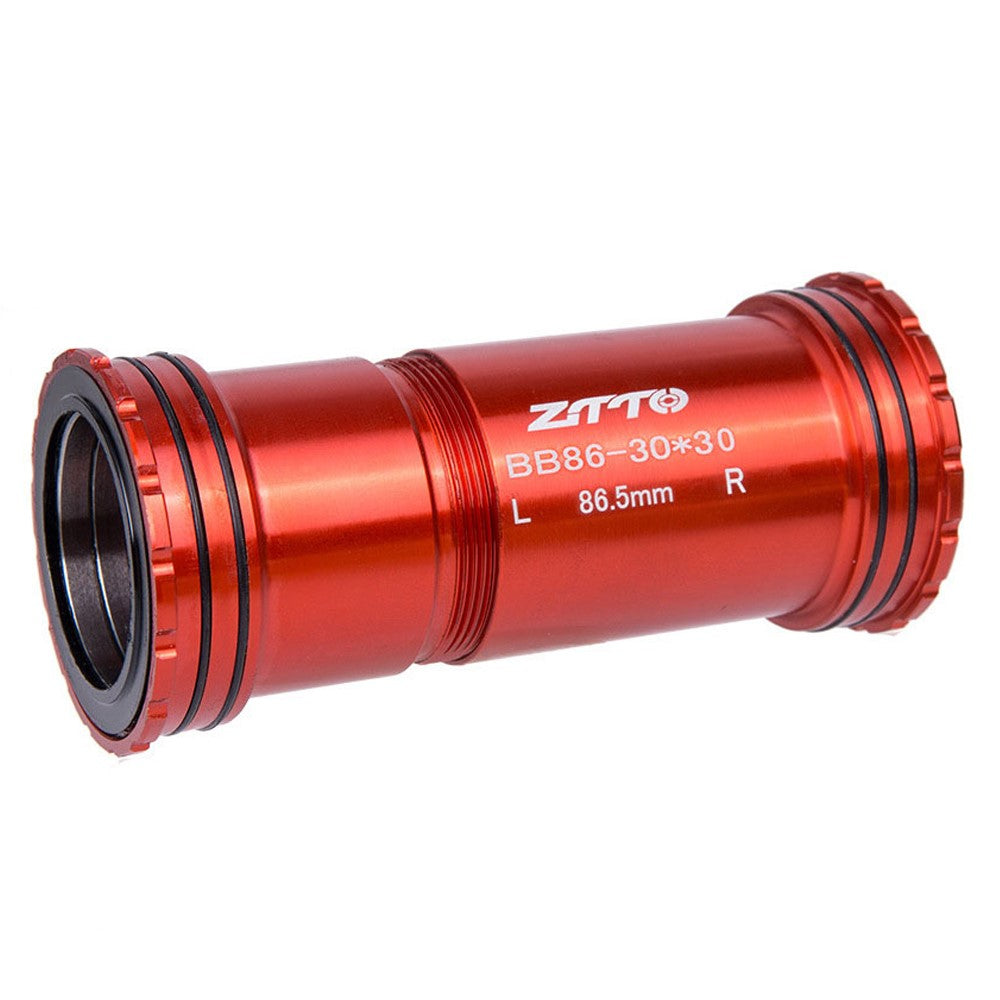 ZTTO BB86 30x30 4 Bearing Central Axis Aluminum Alloy Thread Lock Bike Bottom Bracket