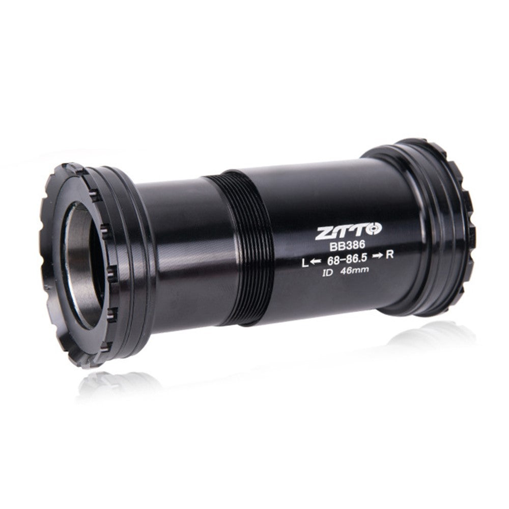 ZTTO BB386 Bicycle Bottom Bracket for BB386EVO / PF30 68 / 73 / 86mm 46mm Frame Shell 30mm Spindle Crankset Part