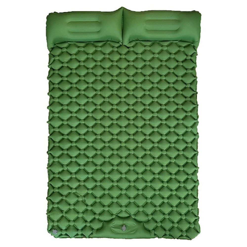 GM-SR01 Double Sleeping Mat 190x122cm Inflatable Camping Mattress Built-in Pump with Pillows