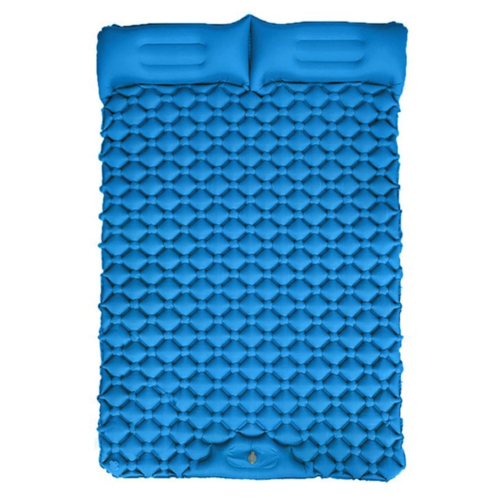 GM-SR01 Double Sleeping Mat 190x122cm Inflatable Camping Mattress Built-in Pump with Pillows