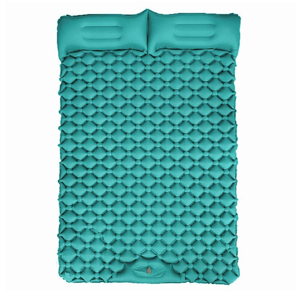 GM-SR01 Double Sleeping Mat 190x122cm Inflatable Camping Mattress Built-in Pump with Pillows