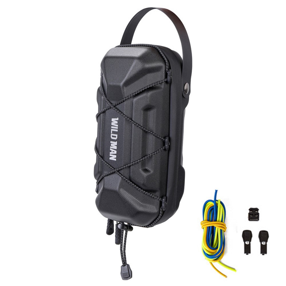 WILD MAN GD6X 2L Electric Scooter Hanging Bag EVA Hard Shell Bicycle Bag for Phone, Repair Tools