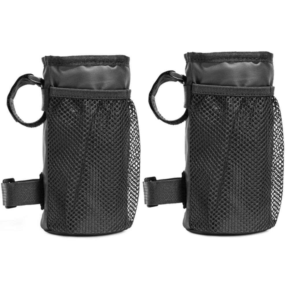 BAG010 2PCS 20x10.5x10.5cm Bicycle Water Bottle Storage Bags Bike Handlebar Bags Size, L