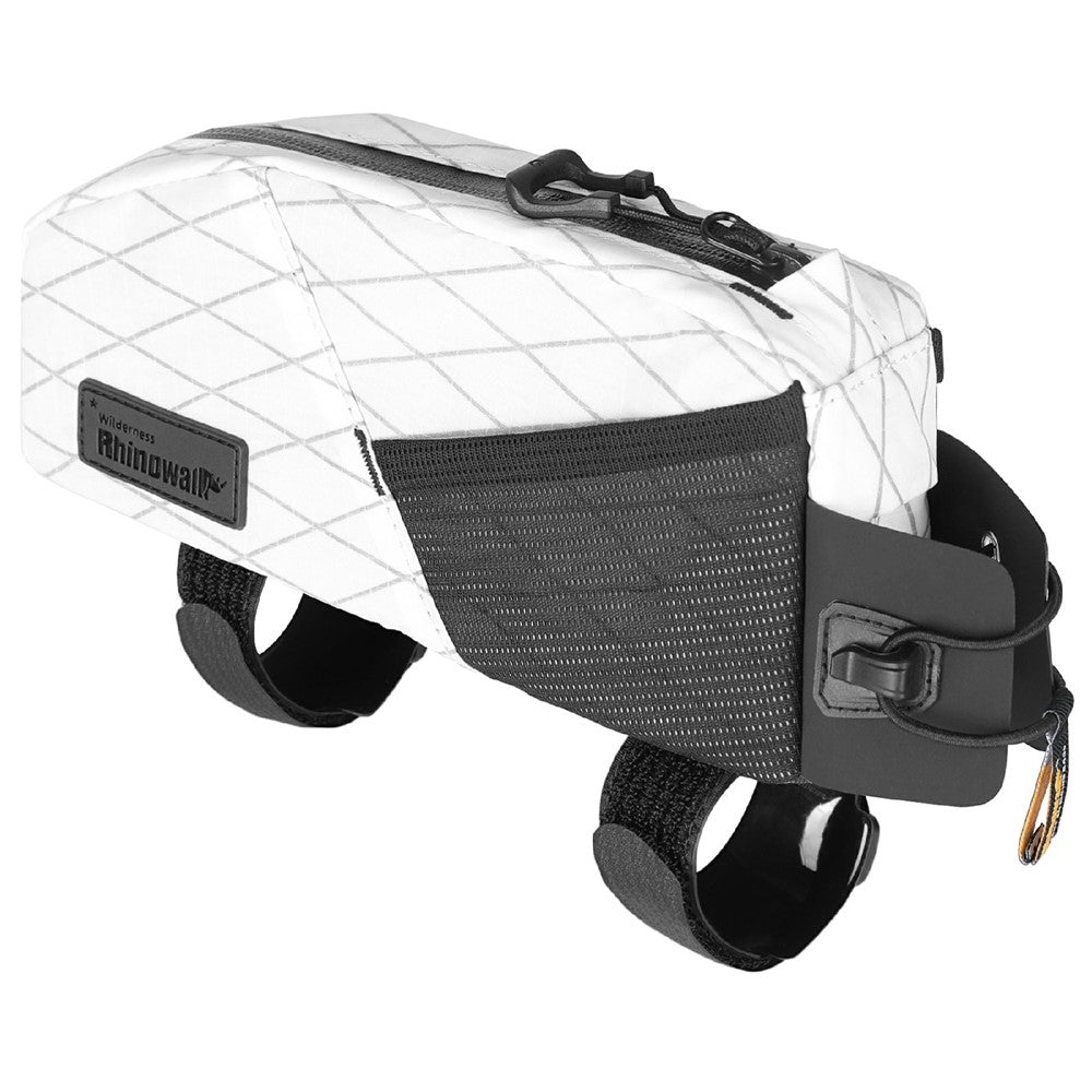 RHINOWALK BHD0014YE Bicycle Top Tube Bag Bike Front Beam Nylon Storage Bag, Support Screw / Strap Installation