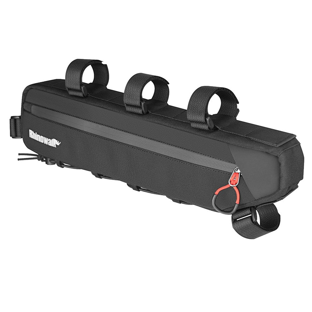 RHINOWALK X24657 2.1L Bike Frame Bag Waterproof Bicycle Under Tube Triangle Bag, Size S: 42x6x9cm