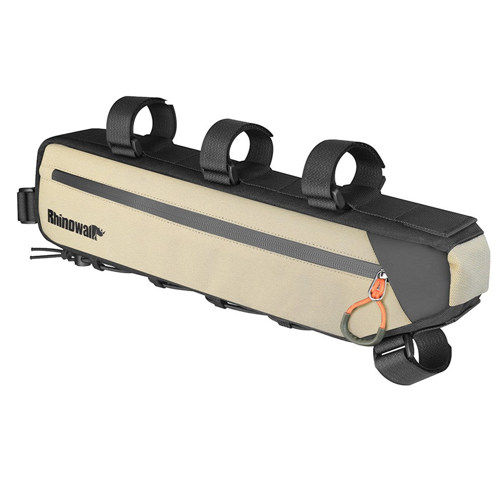 RHINOWALK X24657 2.1L Bike Frame Bag Waterproof Bicycle Under Tube Triangle Bag, Size S: 42x6x9cm