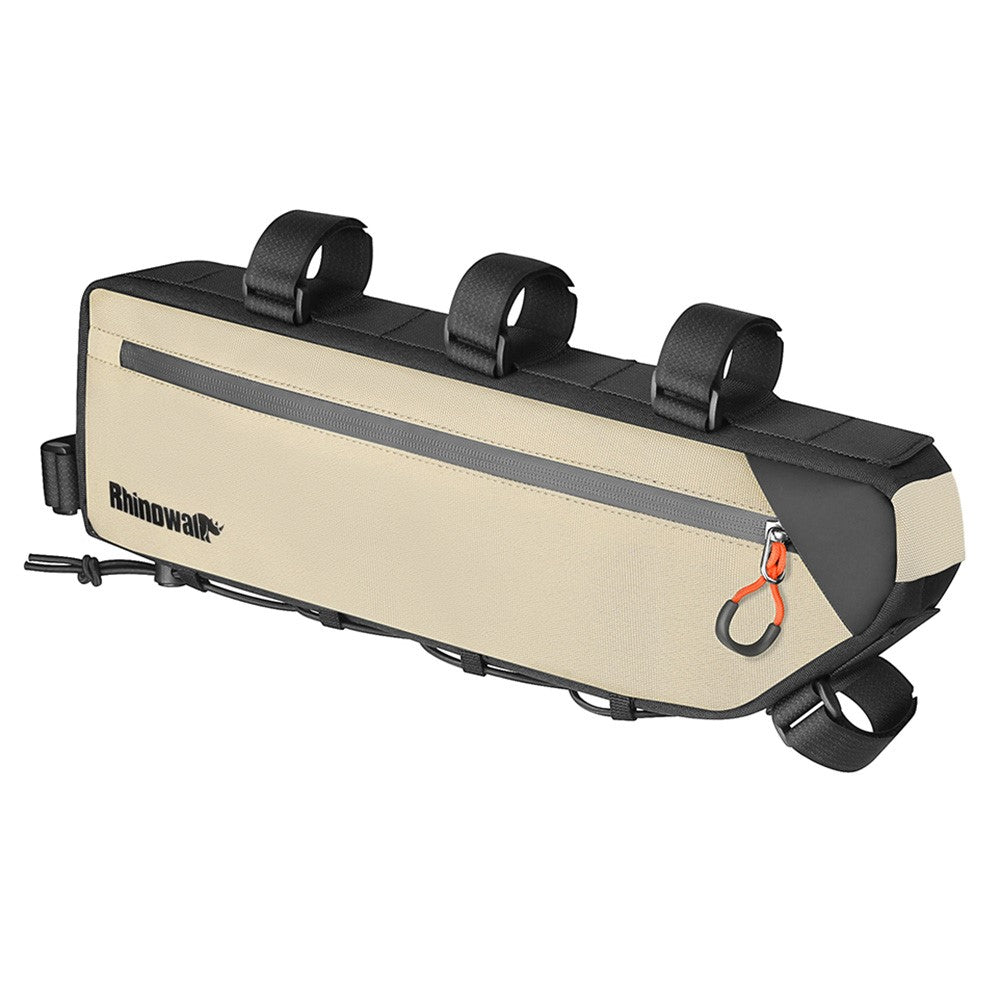 RHINOWALK X24658 2.7L Bike Frame Bag Waterproof Bicycle Under Tube Triangle Bag, Size L: 42x6x12cm