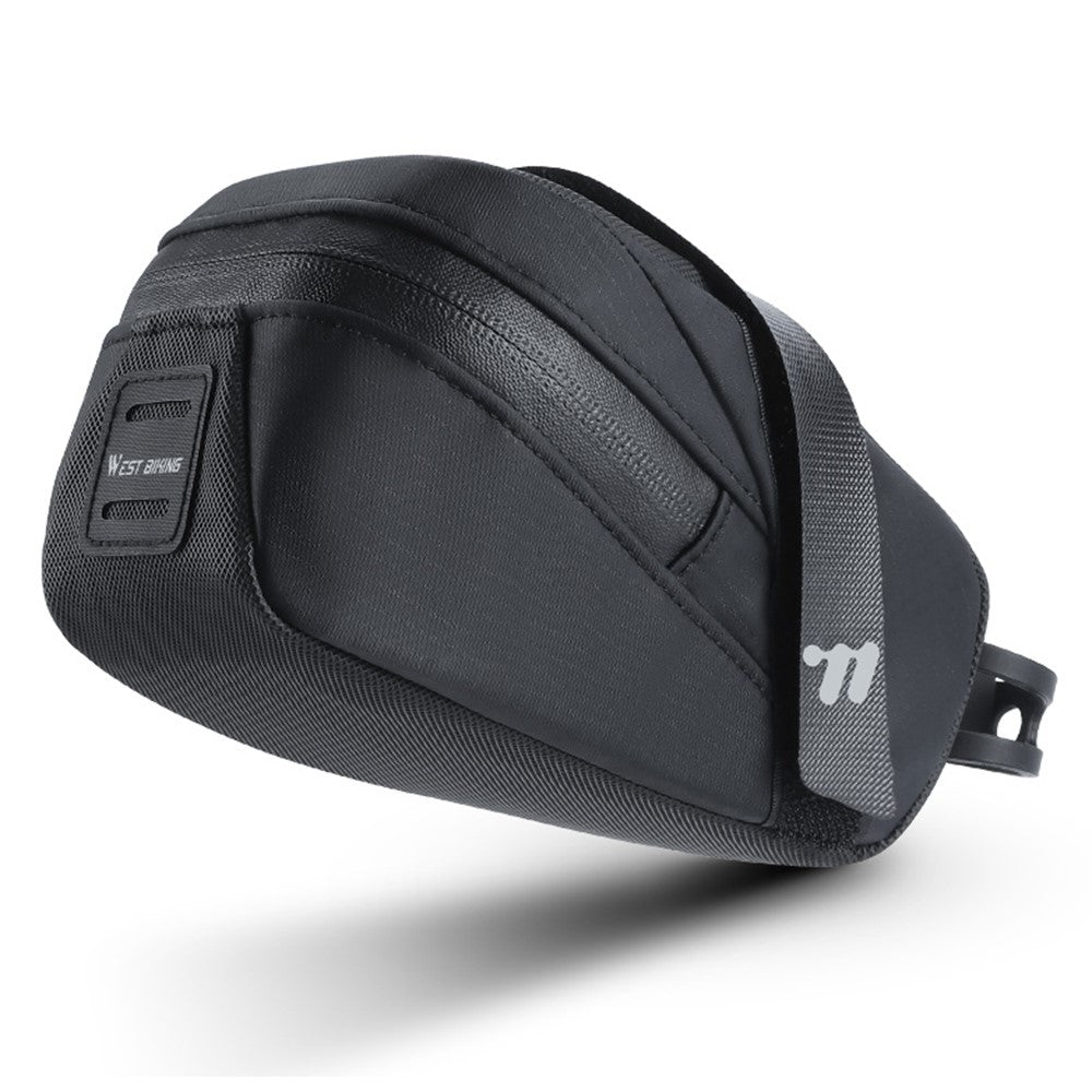 WEST BIKING YP0707391 0.8L Bike Saddle Bag Polyester Bicycle Tail Storage Bag