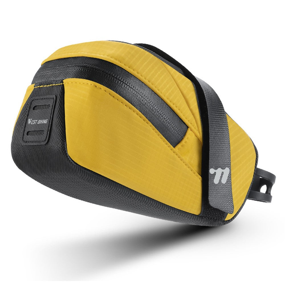 WEST BIKING YP0707391 0.8L Bike Saddle Bag Polyester Bicycle Tail Storage Bag