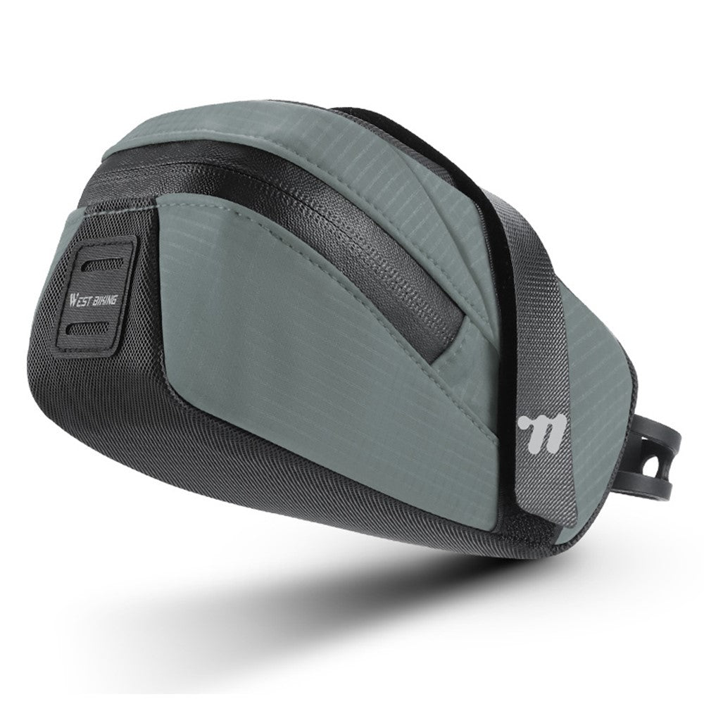 WEST BIKING YP0707391 0.8L Bike Saddle Bag Polyester Bicycle Tail Storage Bag