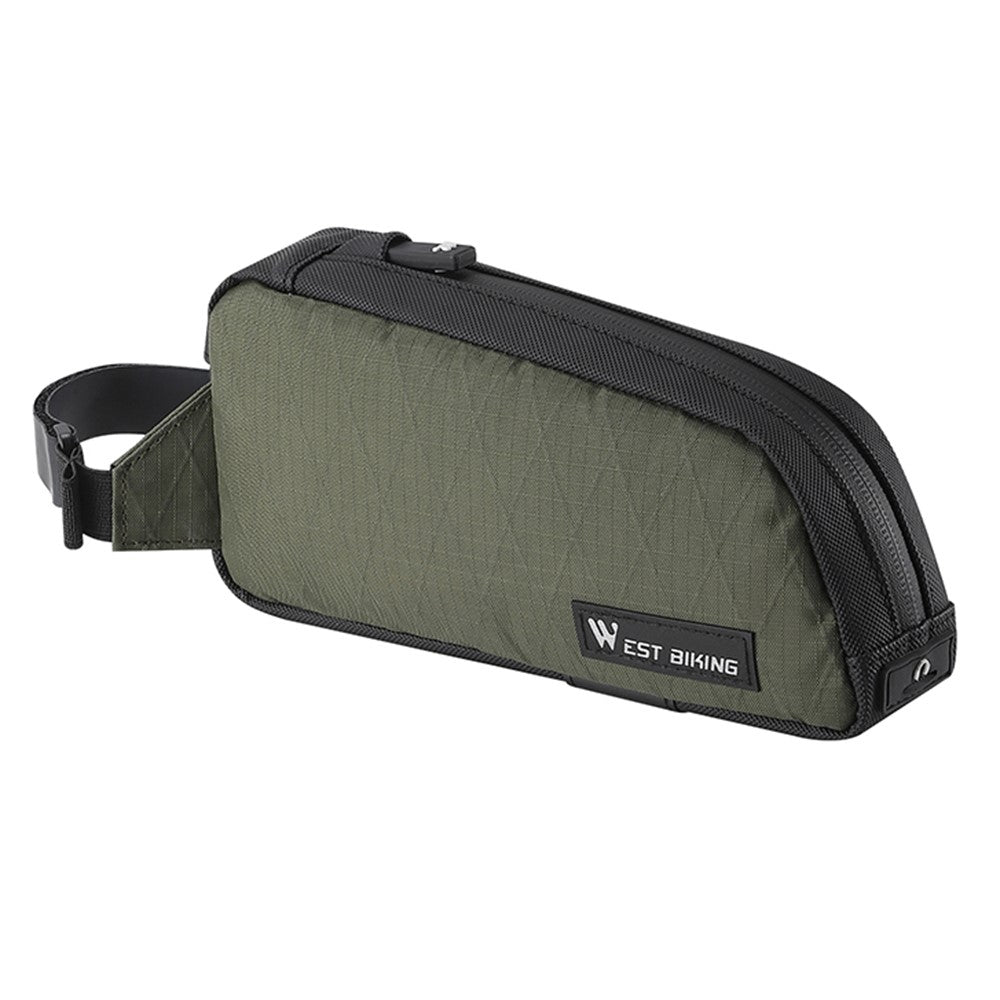 WEST BIKING YP0707392 Road Mountain Bike Frame Bag Front Tube Nylon Storage Pouch