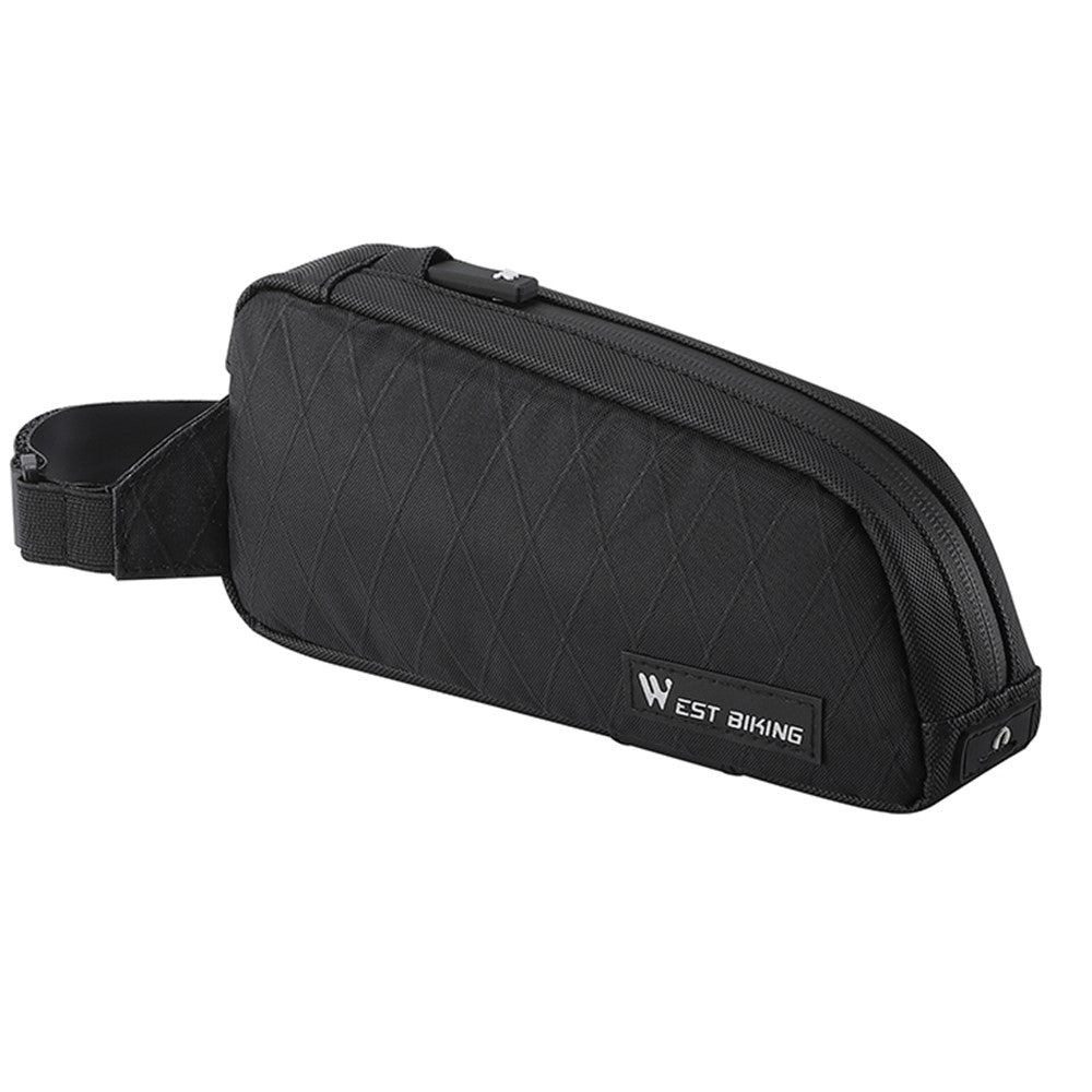WEST BIKING YP0707392 Road Mountain Bike Frame Bag Front Tube Nylon Storage Pouch