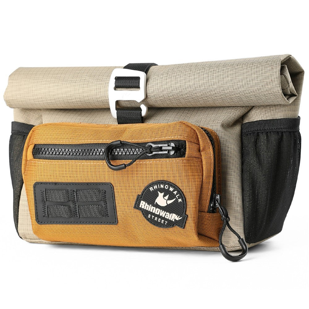 RHINOWALK BCT0201 Waterproof Bike Handlebar Bag 4L Quick Release Front Tube Basket Bag