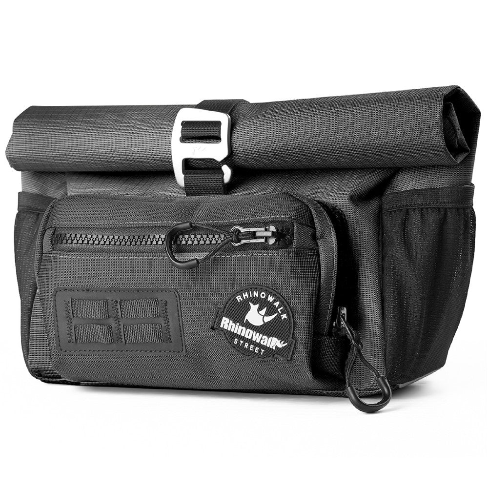 RHINOWALK BCT0201 Waterproof Bike Handlebar Bag 4L Quick Release Front Tube Basket Bag
