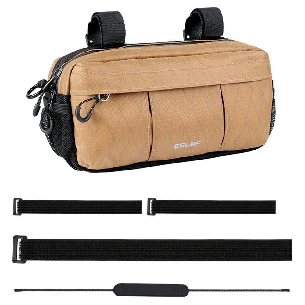 ESLNF 07CD0039 Bicycle Handlebar Bag 2L Large Capacity Waterproof Front Frame Bag for Mountain Road Bike