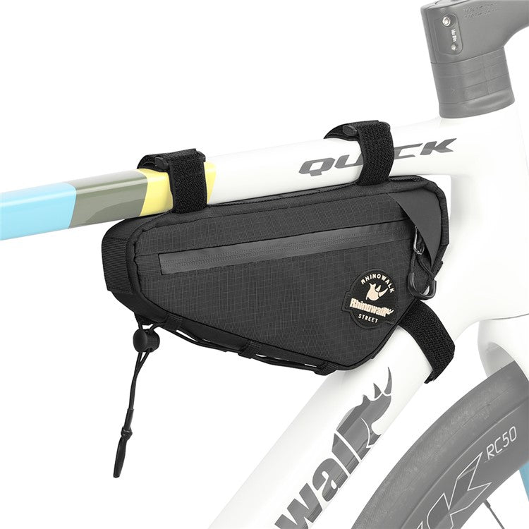 RHINOWALK Road Bike Triangle Frame Bag Waterproof Cycling Bag with Hidden Cable Port