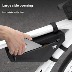 WEST BIKING YP0707402 Bicycle Front Frame Triangle Bag Waterproof Mountain Bike Cycling Storage Pouch