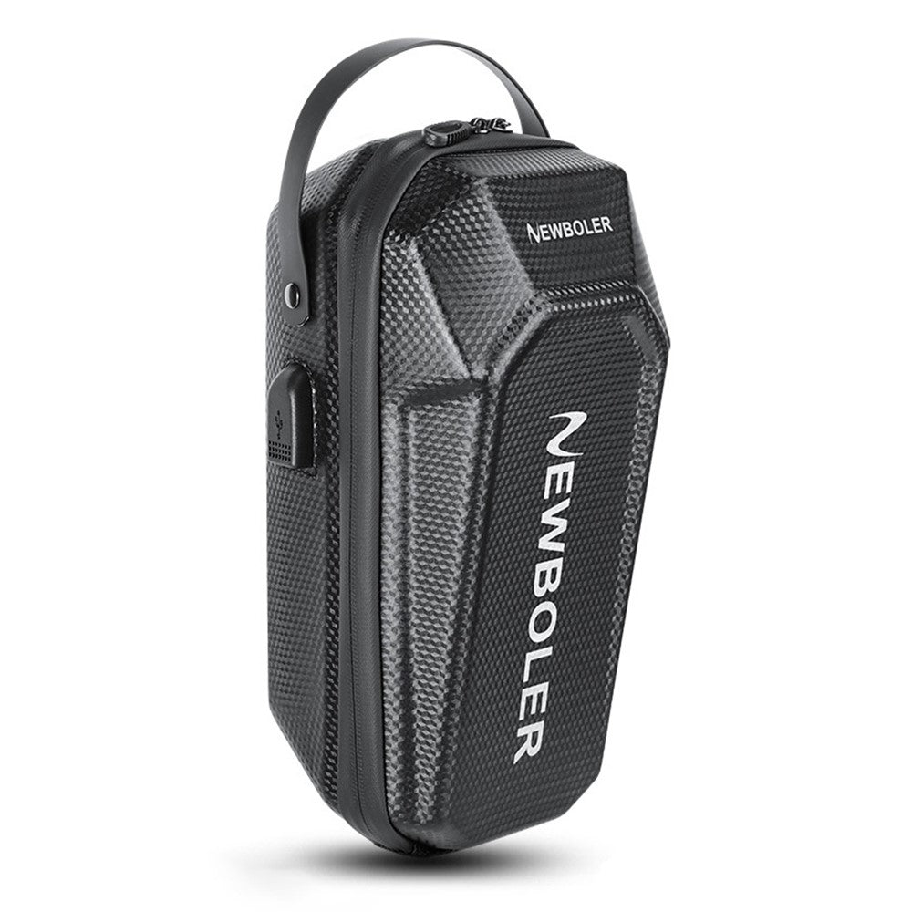 NEWBOLER BIKF-BAG843 3L Electric Scooter Bike Handlebar Hanging Bag EVA Hard Shell Waterproof Storage Pack with USB Port