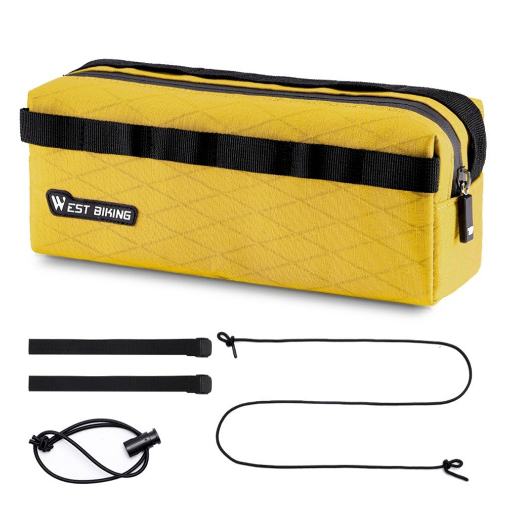 WEST BIKING YP0707408 2L Bicycle Handlebar Bag MTB Road Bike Front Frame Storage Pouch Crossbody Bag