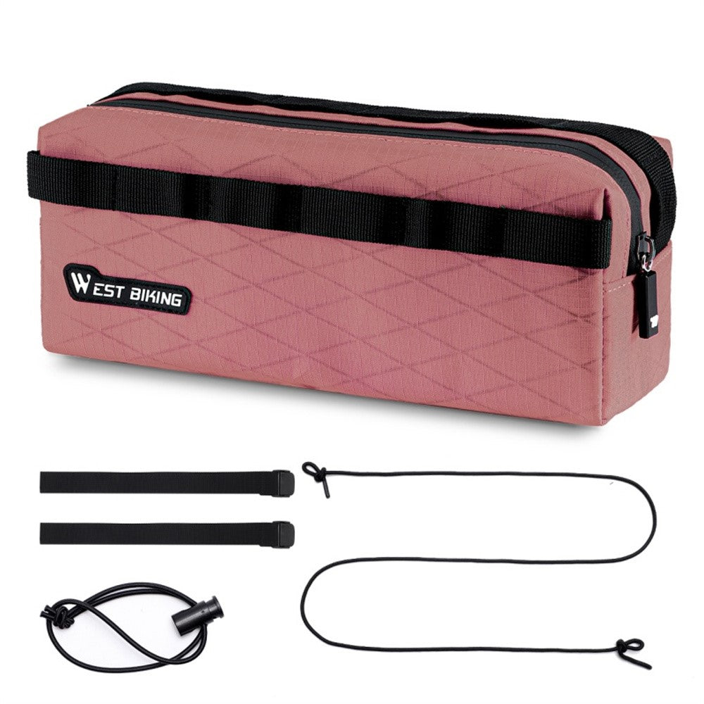 WEST BIKING YP0707408 2L Bicycle Handlebar Bag MTB Road Bike Front Frame Storage Pouch Crossbody Bag