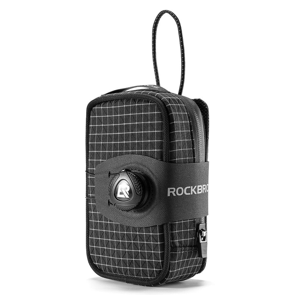 ROCKBROS Bicycle Saddle Bag Knob Self-Locking Road Bike Seatpost Cycling Water Bottle Holder